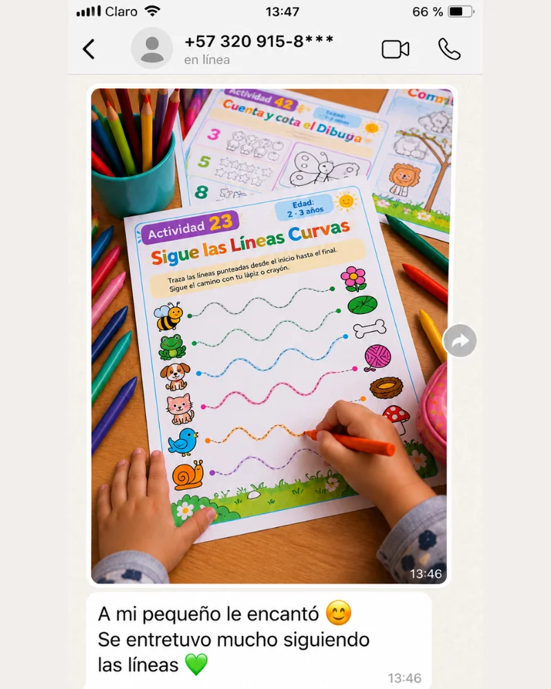 Testimonio 4 de una mamá sobre las +100 Actividades Educativas